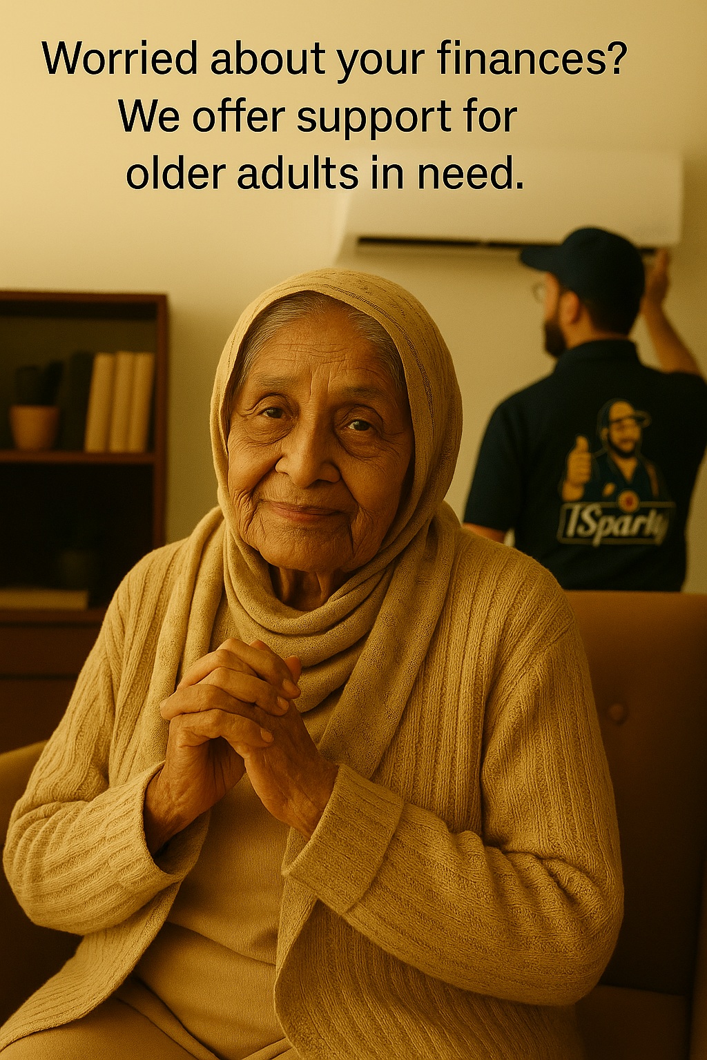 Elderly customer testimonial