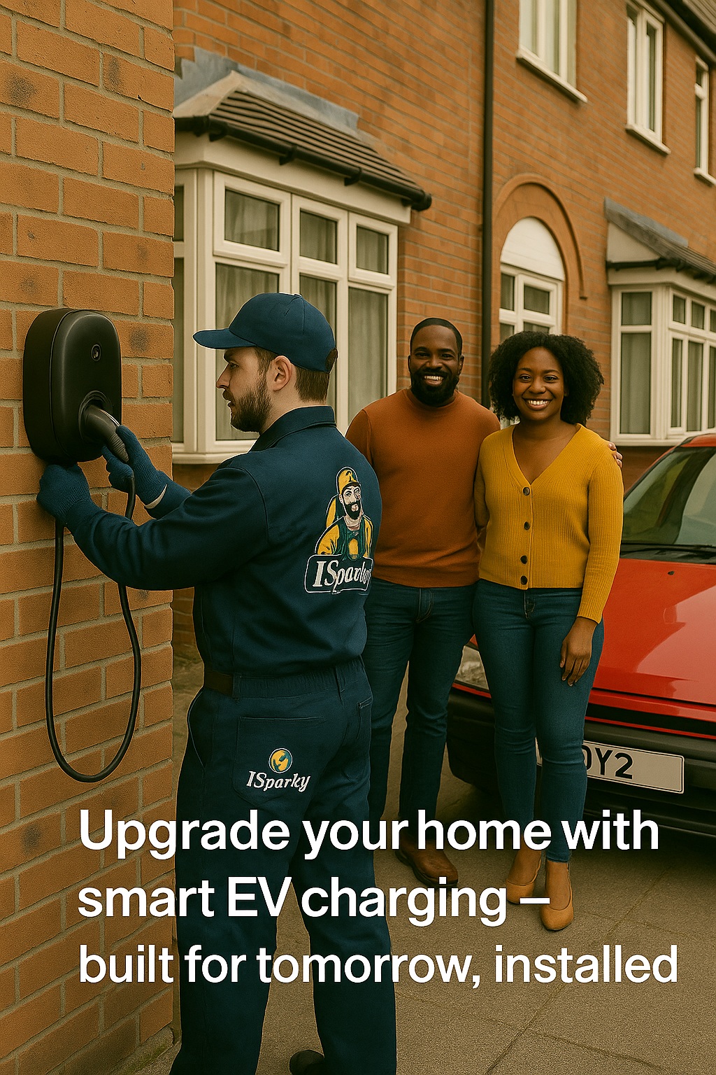 1Sparky installing EV charger